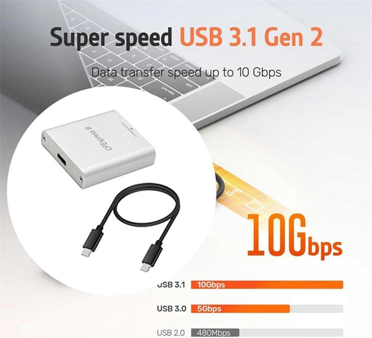 CFEXPRESS TO USB3.1 TYPE-C & TYPE-A Card Reader with High-Speed Laptop CF Card Reader for Z6/Z7 1DX3 PH862