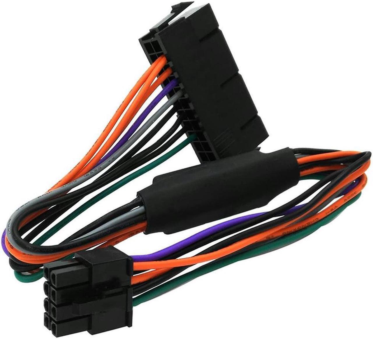 24 Pin to 8 Pin ATX PSU Power Adapter Cable Compatible for Optiplex 3020 7020 9020 Precision T1700 12-Inch(30cm)