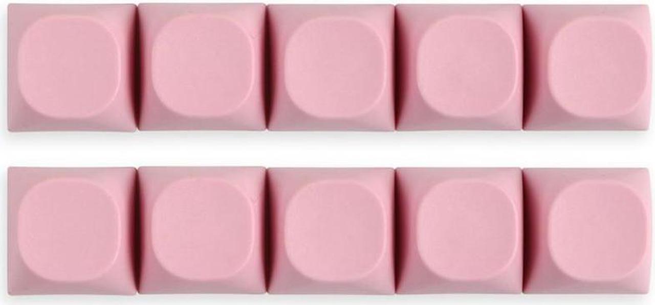 10Pcs Cool Jazz Pbt Keycap MA 1U Pink Keycaps MA Height Keycaps PBT Thicken Keycap for Gaming Keyboard Keycaps