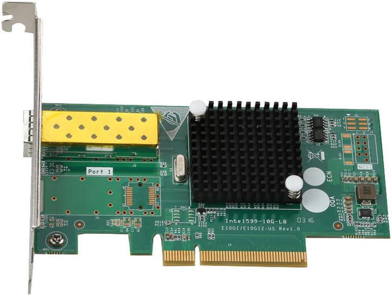 82599 PCIe 8x 10G Lan Card Gigabit Network Adapter 10/100/1000/10000Mbps PCI-E X8 SFP