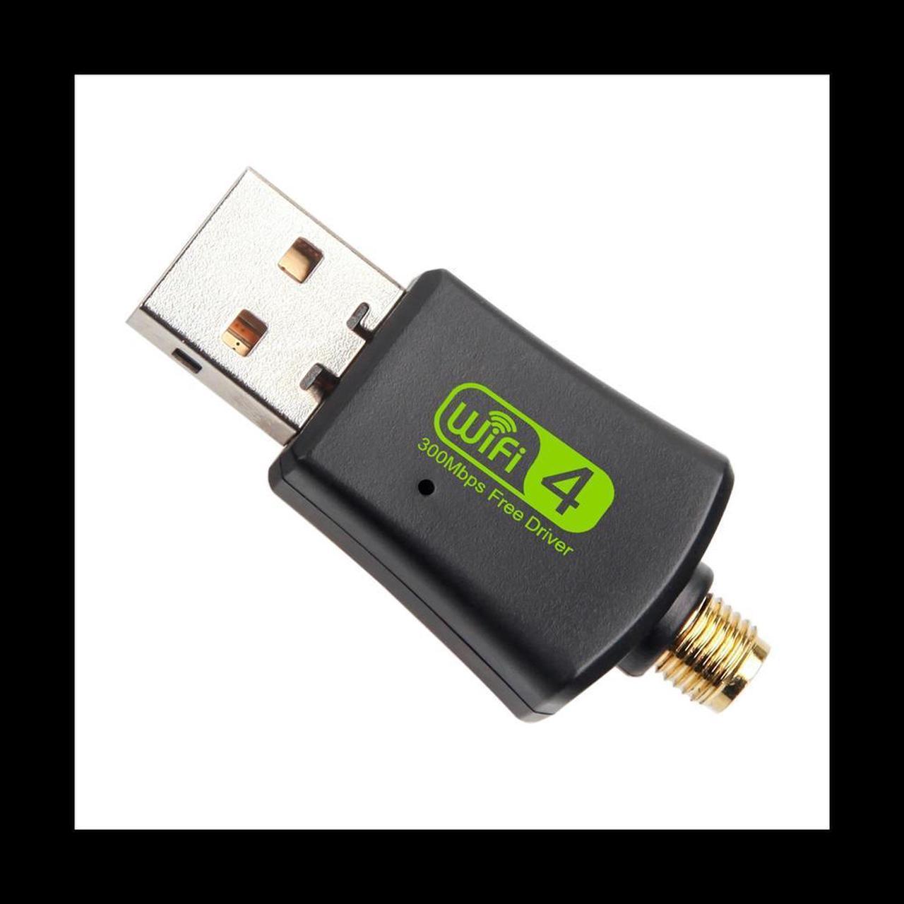 USB Adapter Antenna USB Adapter Card Wi-Fi Adapter Ethernet Dongle Free Driver for PC Desktop Laptop