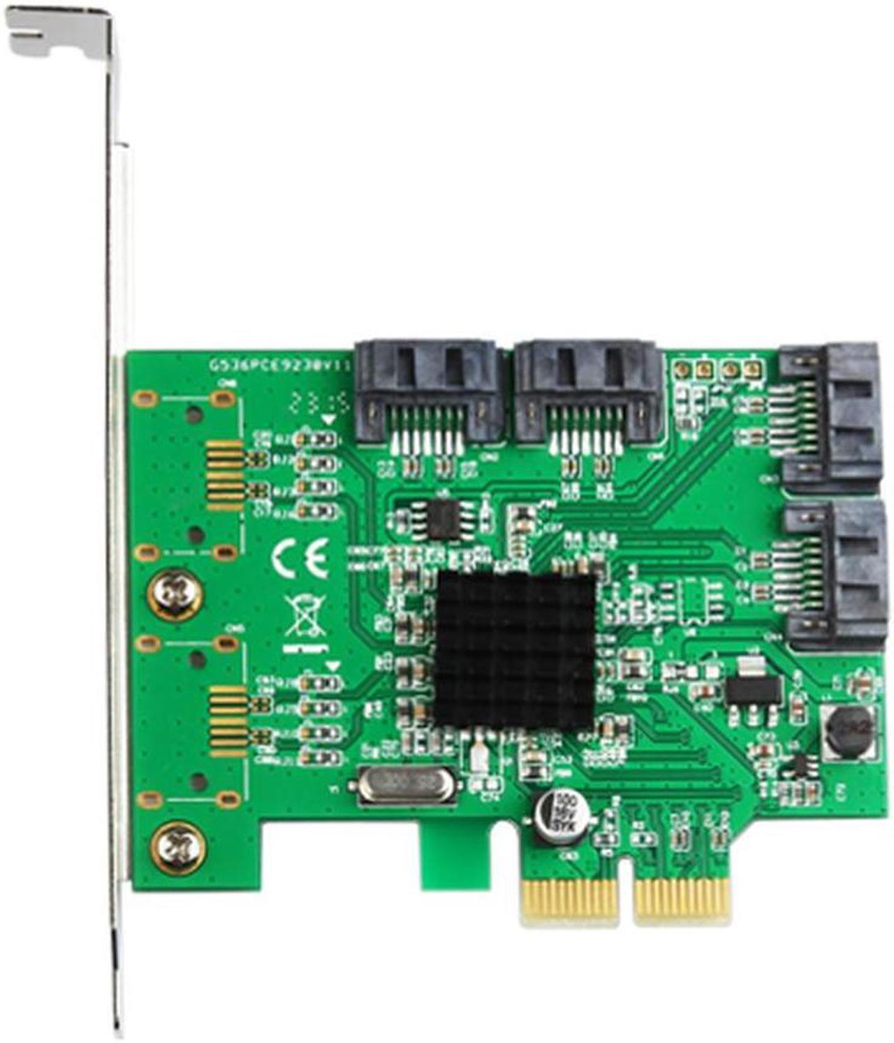 Marvell 9235 4 ports SATA 3.0 SSD PCI-e Card Quad 7Pin SATA III 6Gbps Port Multiplier to PCI Express Controller card sata3.0