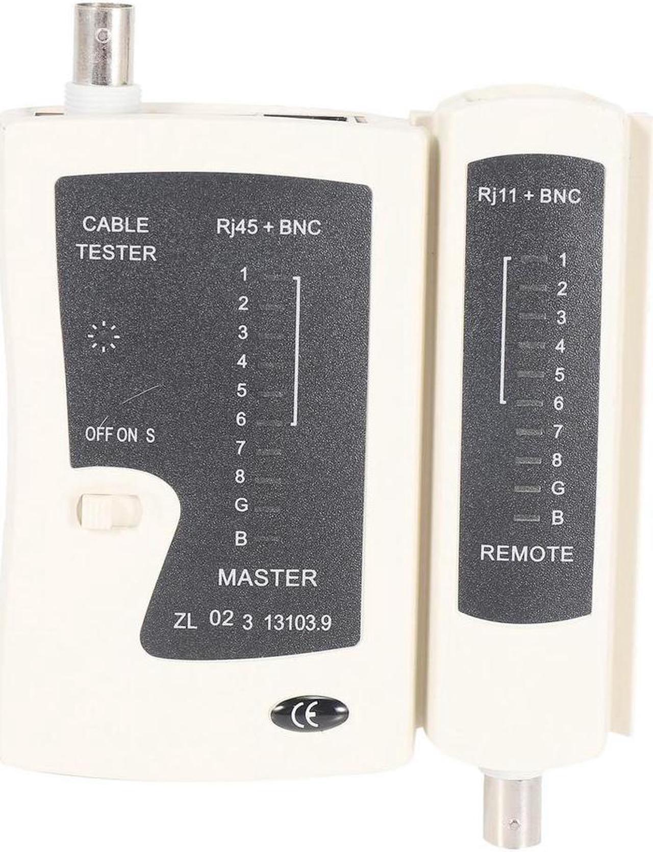 Network Cable Ethernet Tester LAN RJ45 BNC Test Tool Coax Signal Lan Tester