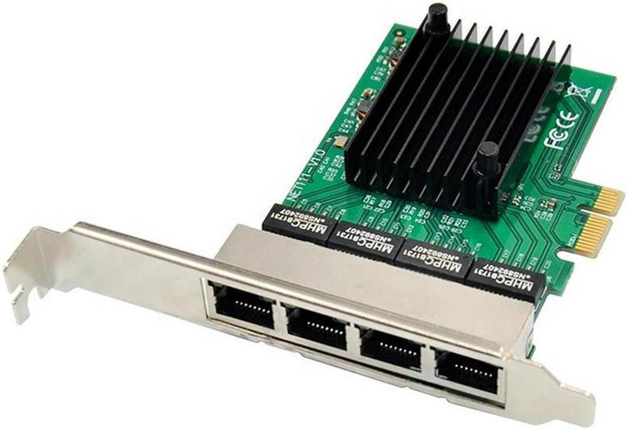 PCIe to Quad port RJ45 Gigabit Ethernet NIC network card PCI-E to 4 port RJ45 Gigabit 1000M Ethernet network card RTL8111F