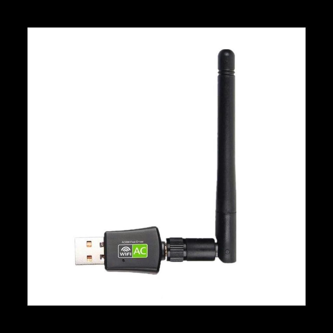 USB Adapter 600Mbps Dual Band 2.4G 5Ghz Antenna USB Lan Ethernet PC AC Receiver Wireless Adapter Network Card