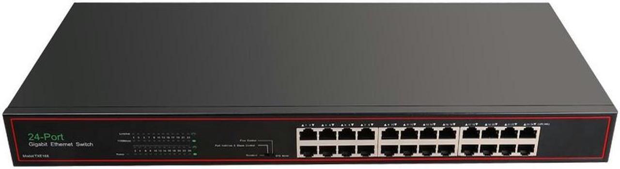 Gigabit Network Switch 24 Port Network adapter 10/100/1000Mbps VLAN Network switch 1000M switch