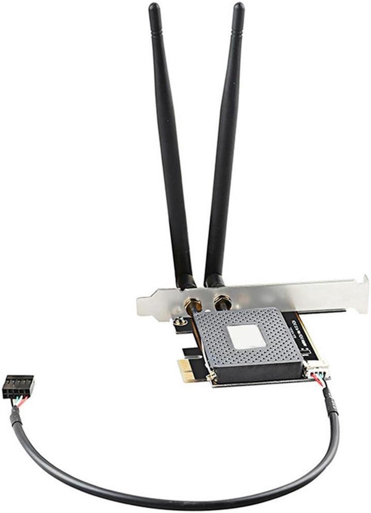 MINI PCIE Desktop Adapter PCI-E X1 Wireless Network Adapter Converter Card Support Bluetooth for PC