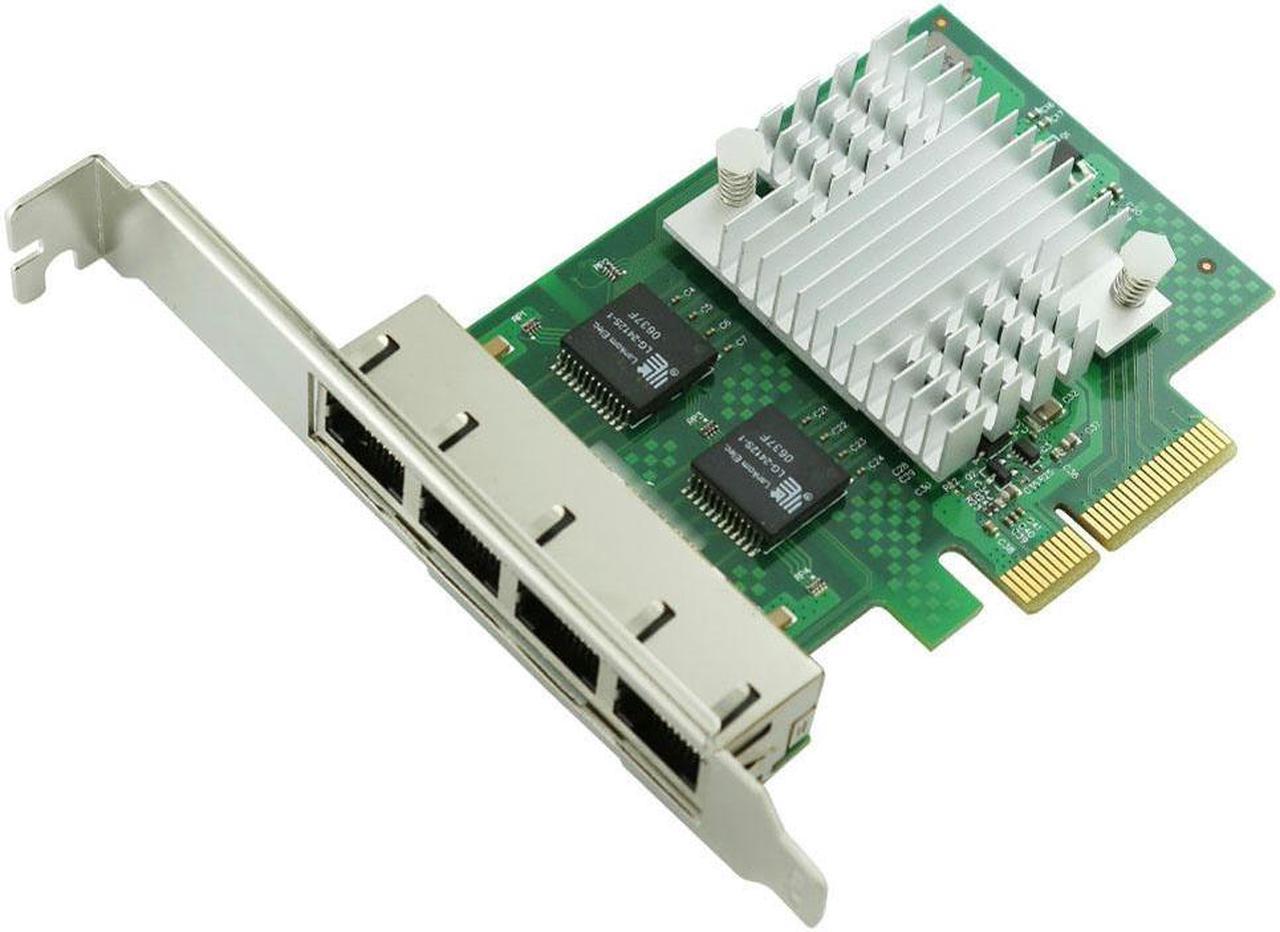 WYI350T4 RJ45 PCI-E Gigabit Ethernet Network Adapter Card NIC I350-T4 I340-T4