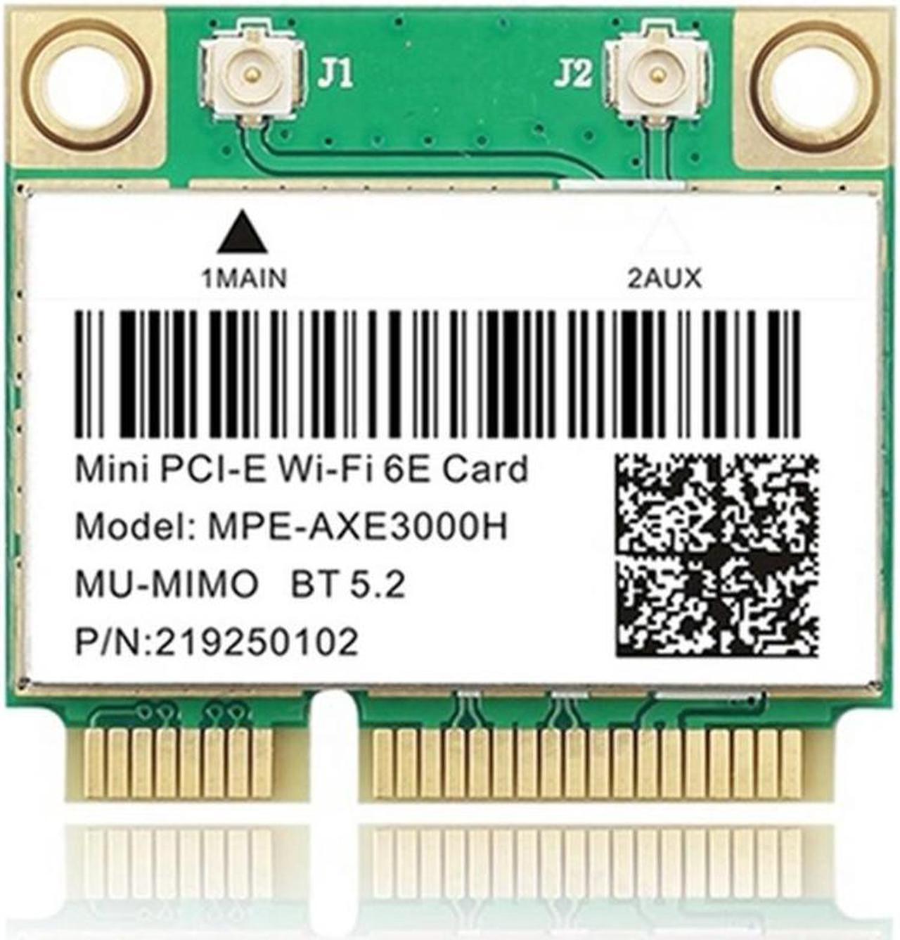 6E 2400Mbps AX210 MPE-AXE3000H Wireless Mini PCI-E Card For BT 5.2 802.11AX 2.4G/5G/6Ghz Wlan Network Card Adapter