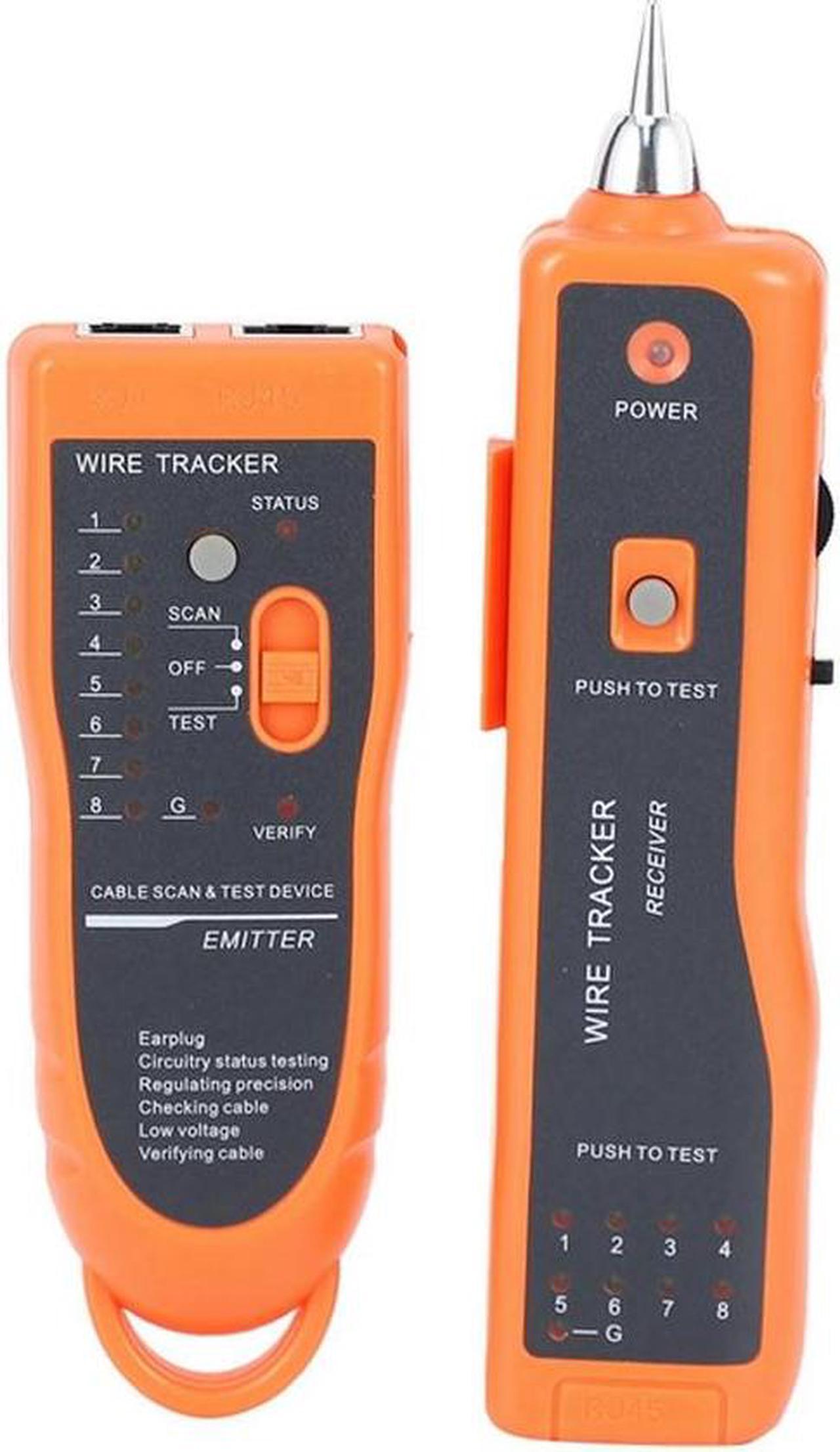 Utp Stp Cat5 Cat6 Rj45 Lan Network Cable Tester Line Finder Rj11 Telephone Wire Tracker TrDiagnose Tone Kit Xq-350