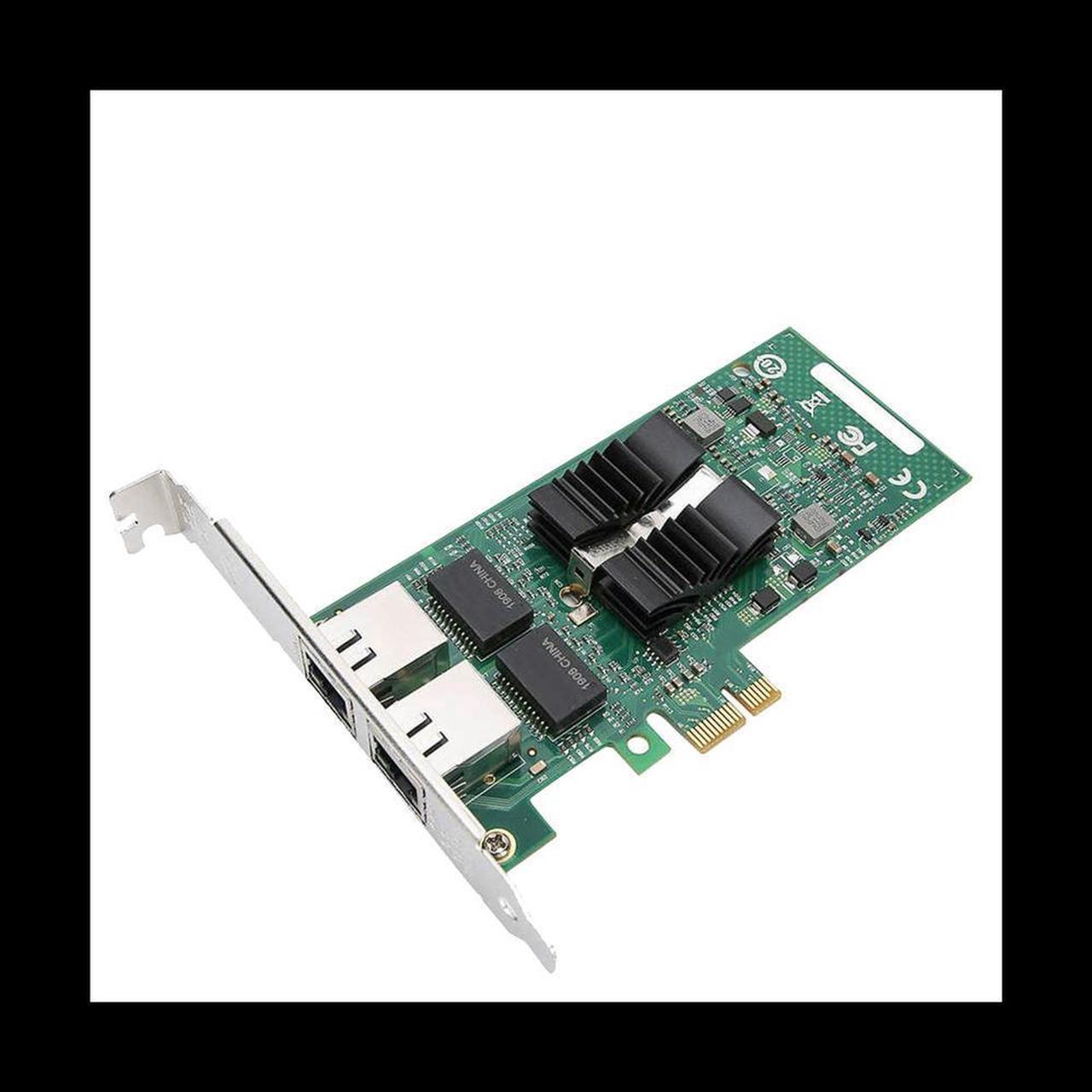 82576-T2 Dual Port Gigabit Network Card PCI-E Network Card Adapter for XP / WIN7 / WIN8 / WIN10