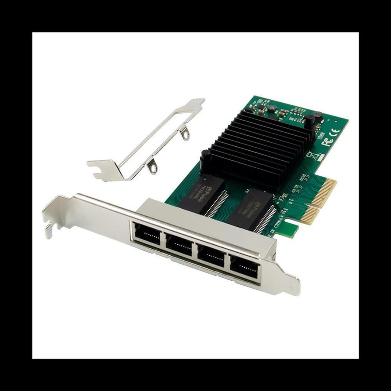 PCIE X4 1350AM4 Gigabit Server Network Card 4 Electric Port RJ45 Server Industrial Vision Network Card