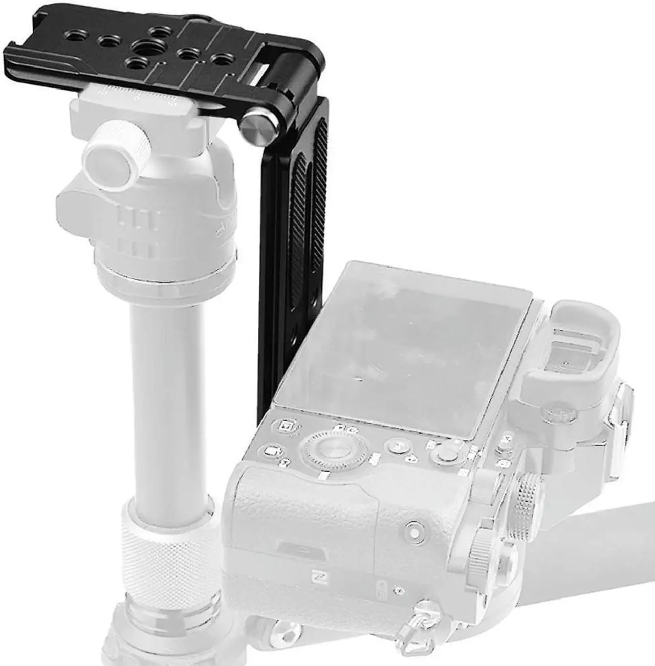 Alt view image 3 of 4 - ruth's sister DSLR Camera L Bracket Vertical Horizontals Switching Tripod Quick Release Plate
