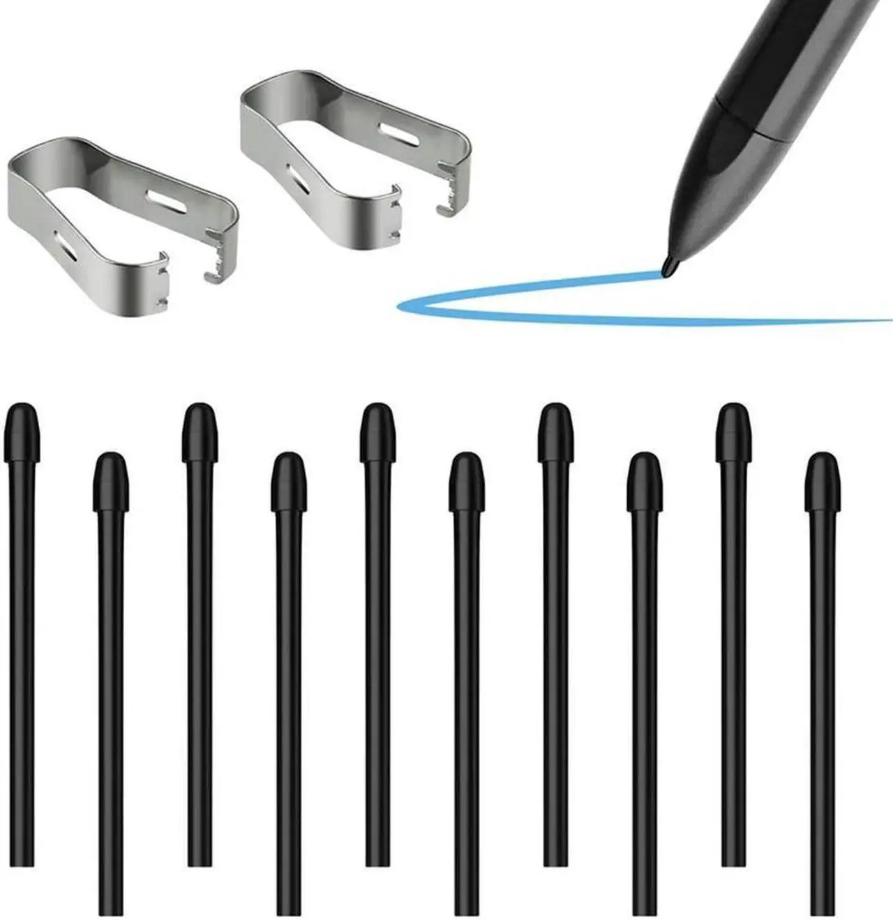 Alt view image 3 of 4 - Ruth's sister 40Pcs Pen Tips/Nibs For Remarkable 2 Stylus Marker Plus Pen Nibs With Tool Replacement Soft Nibs/Tips