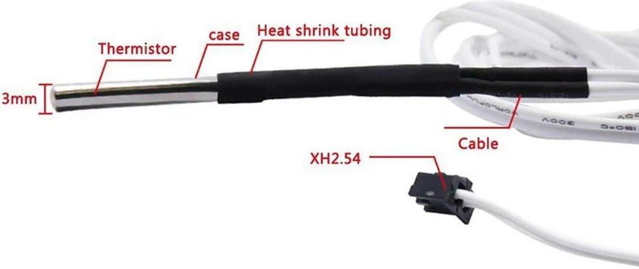 Alt view image 3 of 4 - Ruth's sister 3Pcs 24V 50W Upgraded Ceramic Cartridge Heater Wire 1M 620Mm & 4Pcs 24V 50W Upgraded Cartridge Heater Tube