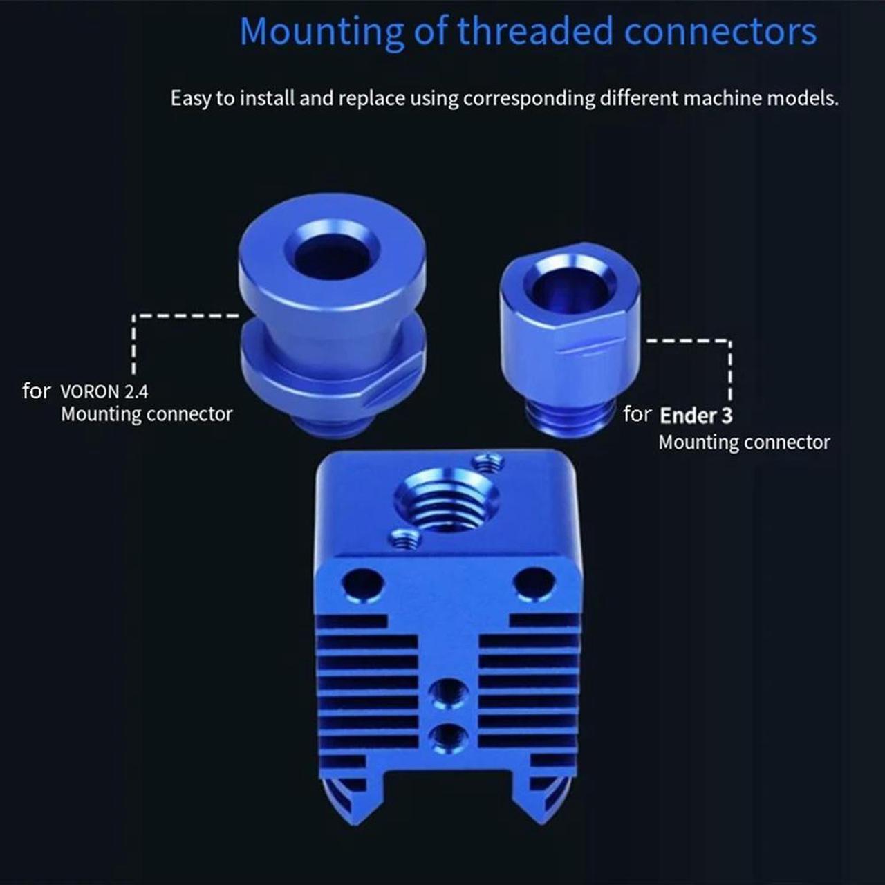 Alt view image 3 of 4 - Ruth's sister For Ender 3 CR10 VORON 2.4 Hi-End Extruder 3D Printer Parts For Ender 3 V2 CR10S High Speed Print Head Hotend Kit