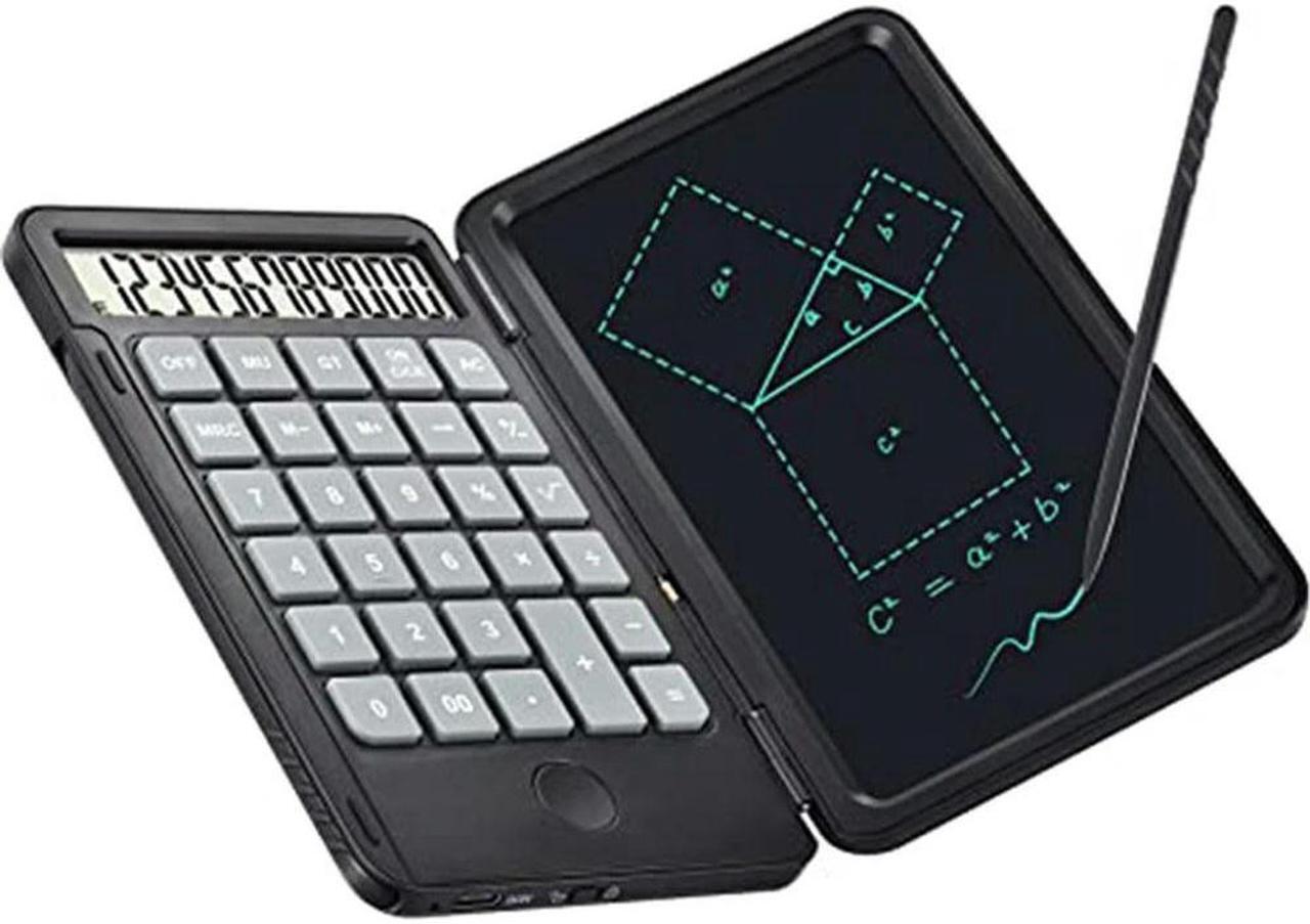 Main image of Ruth's sister Calculator,6.5-Inch Writing Tablet And Pen, Rechargeable Multifunctional Foldable Portable Silent Calculator Notepad