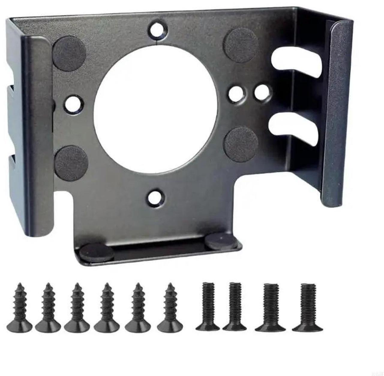 Main image of Secure Mounting Bracket Metal Holder For Mini Desktop PC Installation Under Desk