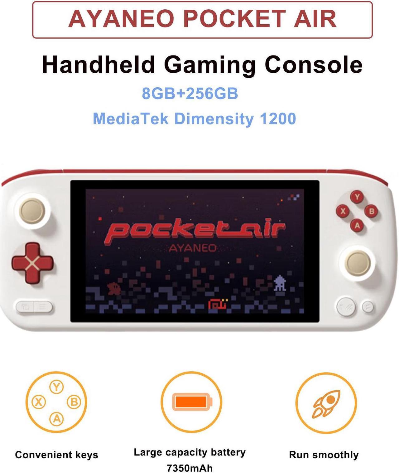 AYA NEO Pocket AIR Handheld Game Console Android 12,Retro Video Games 5.5" 1080P AMOLED Screen MediaTek Dimensity 1200(8GB+256GB)