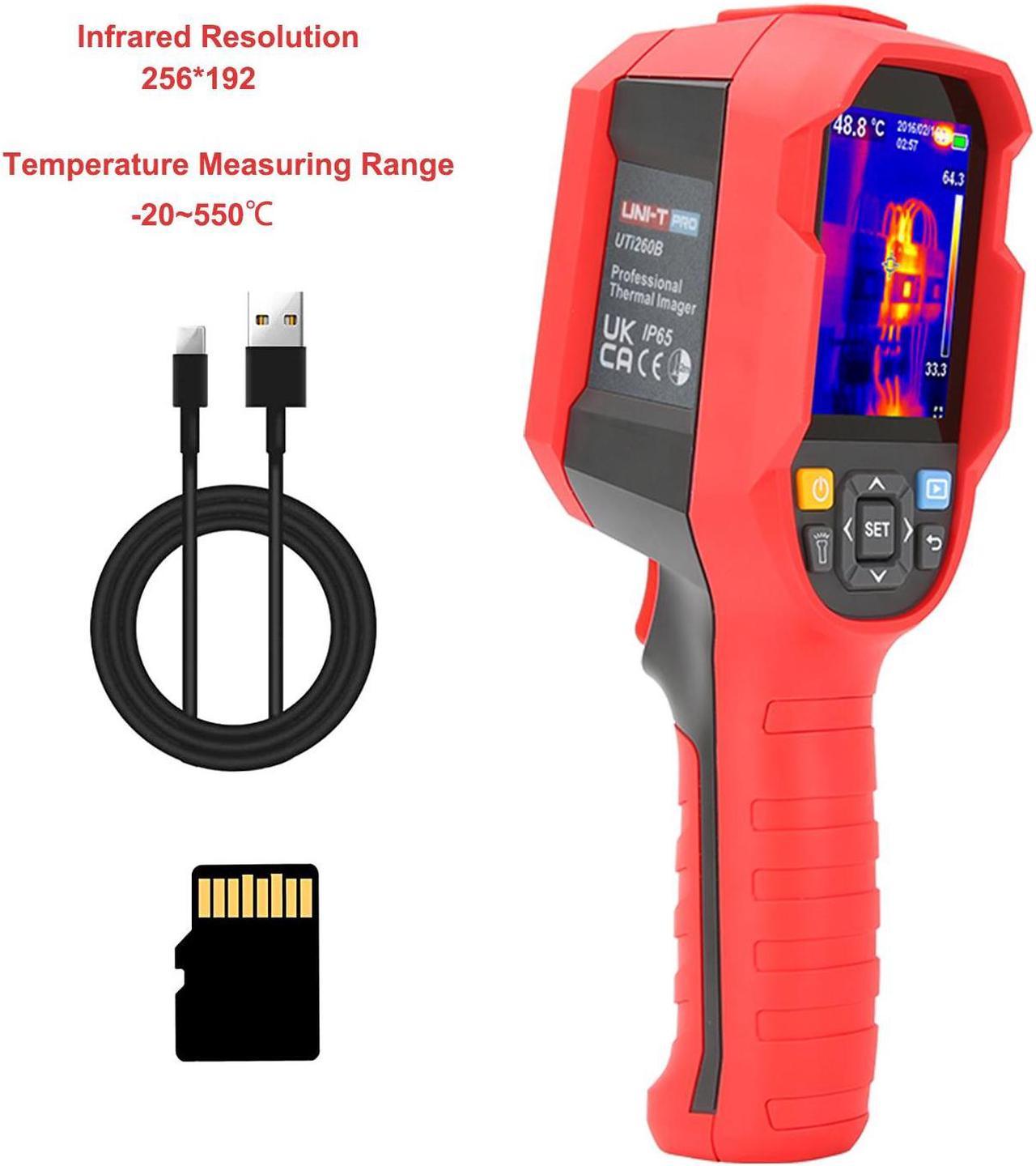 UNI-T UTi260B Infrared Thermal Imager with 2.8'' TFT LCD Screen Thermal Imaging Camera Industrial Handheld Thermal Imaging Camera(Measuring Range -20 ~ 550 Celsius)