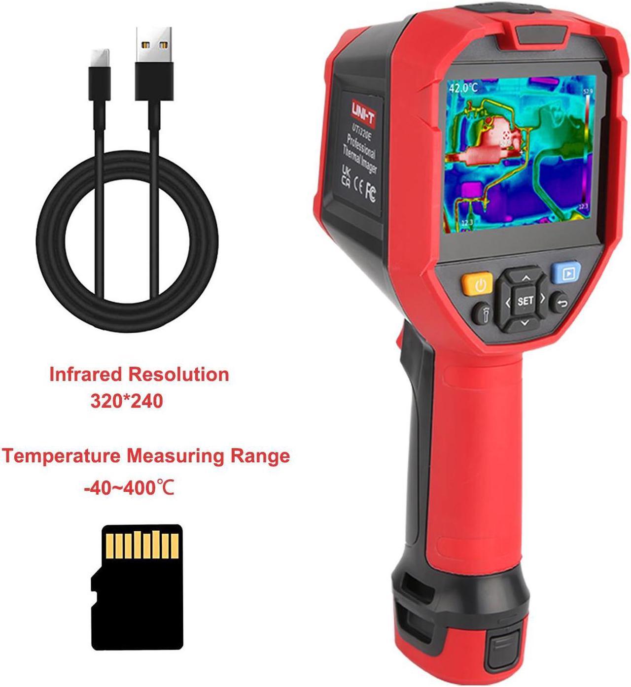 UNI-T UTi320E Infrared Thermal Imager with 3.5'' IPS Screen Thermal Imaging Camera Industrial Handheld Thermal Imaging Camera(Measuring Range -40 ~ 400 Celsius)