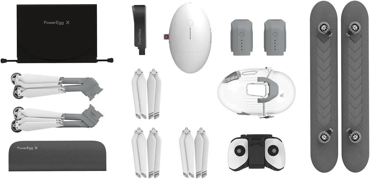 Alt view image 12 of 14 - PowerVision PowerVision PowerEgg X Explorer AI Camera & Drone #PXE10