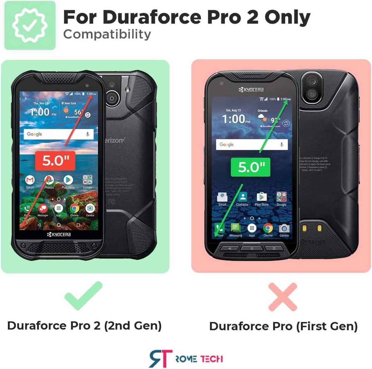 Alt view image 2 of 5 - Kyocera Duraforce Pro 2 E6900 Shell Holster Combo Case