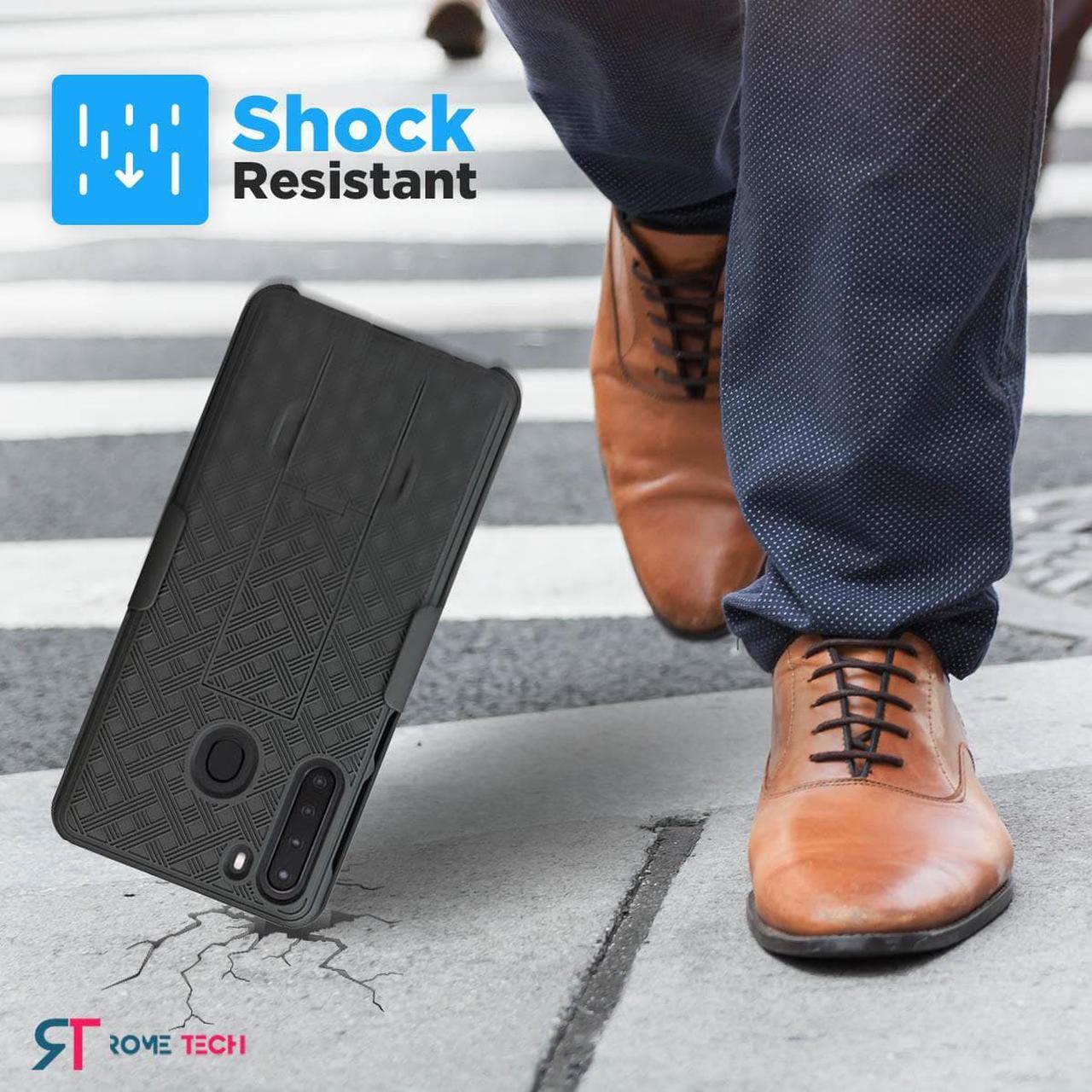 Alt view image 6 of 6 - Boost Mobile Celero 5G Shell Holster Combo Case