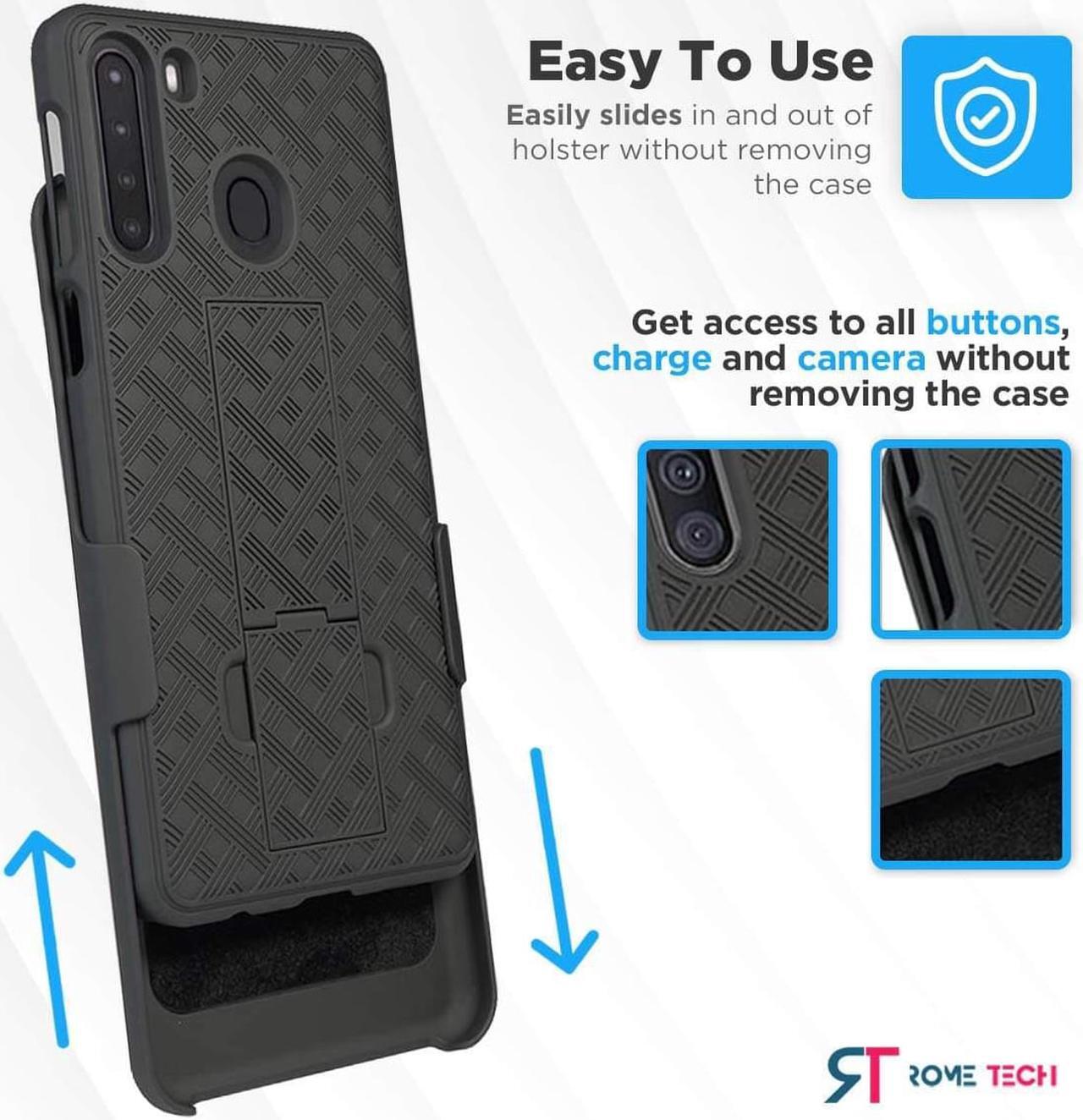 Alt view image 4 of 6 - Boost Mobile Celero 5G Shell Holster Combo Case