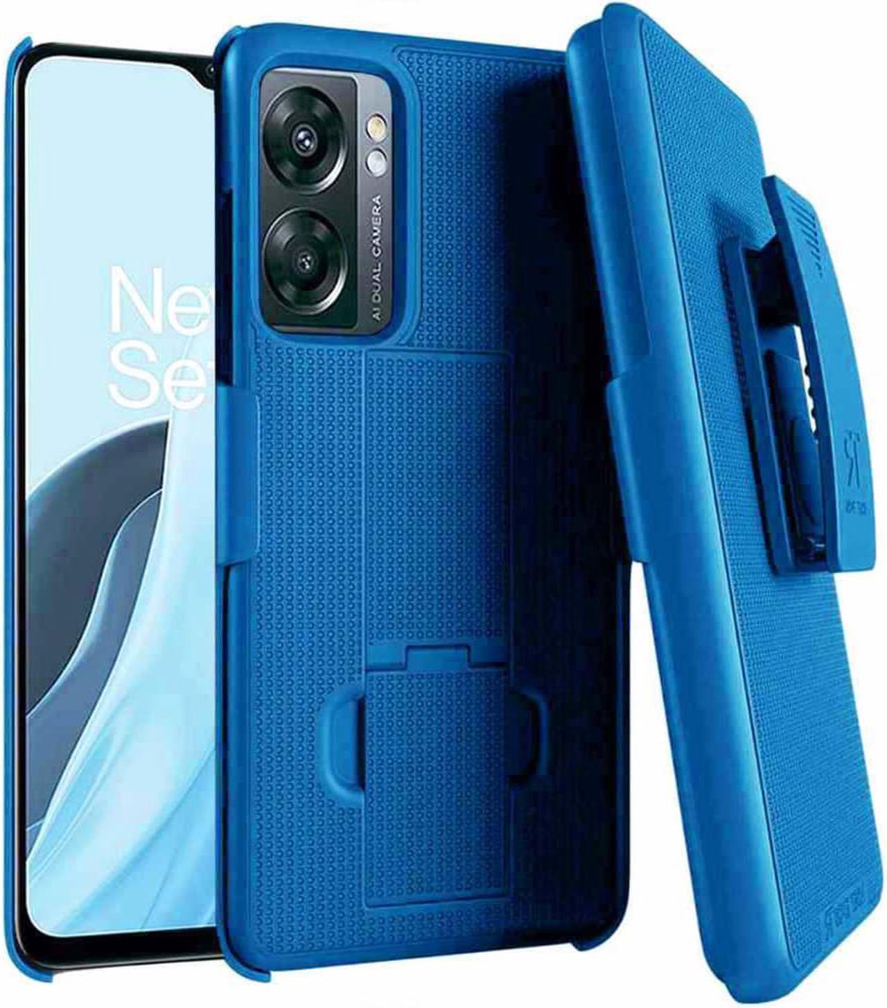 Main image of OnePlus Nord N300 5G 6.49" (2021) Rome Tech Shell Holster Combo Case - Blue