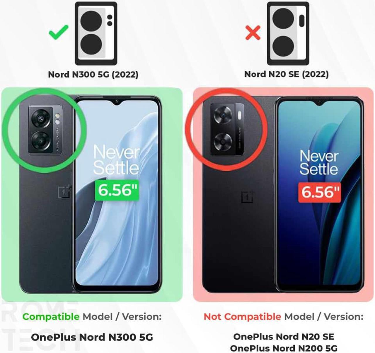 Alt view image 2 of 5 - OnePlus Nord N300 5G 6.49" (2021) Rome Tech Shell Holster Combo Case - Blue