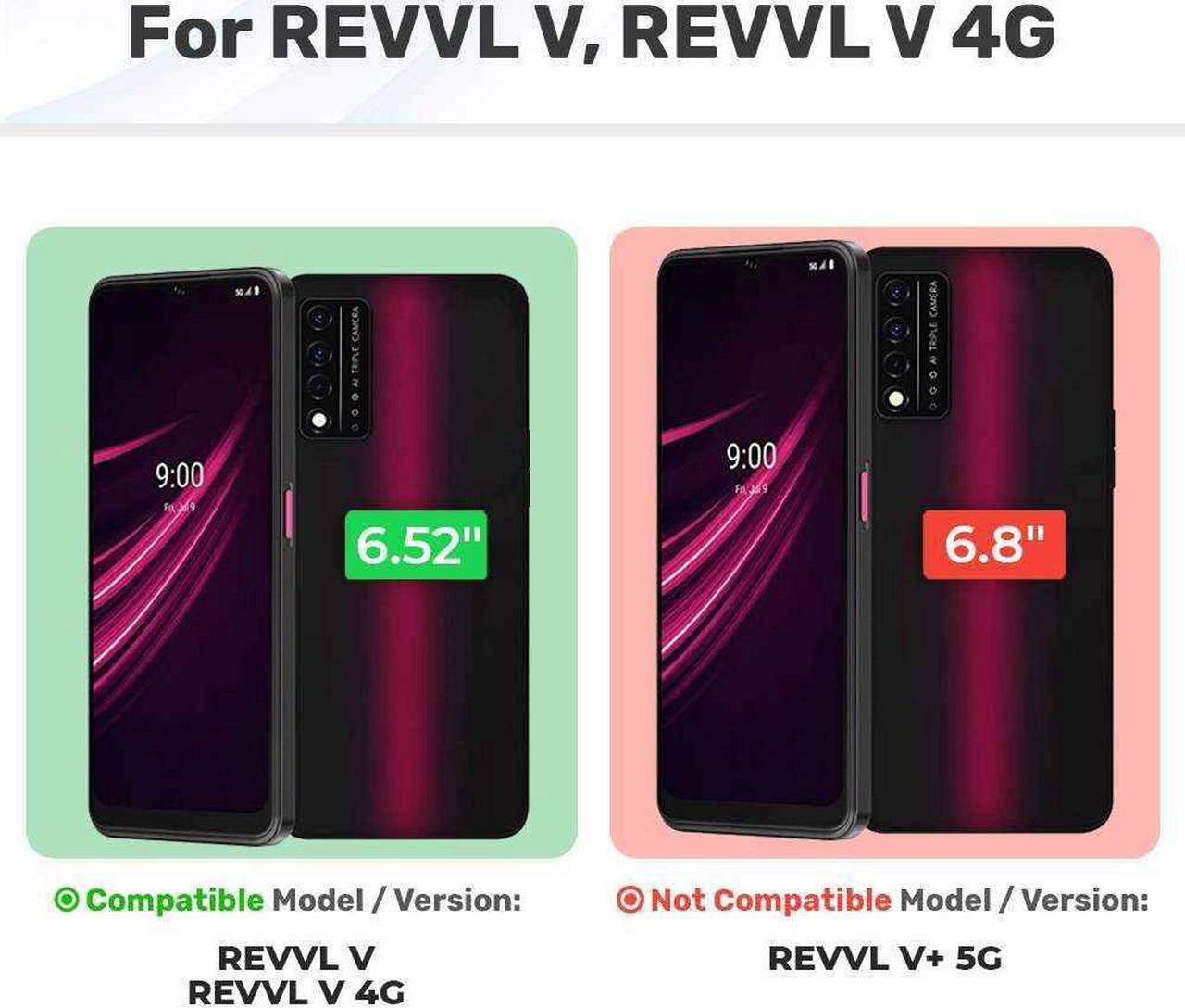 Alt view image 2 of 6 - T-Mobile Revvl V 4G 6.52" (2021) Rome Tech Dual-Layer Holster Case - Camo Tree