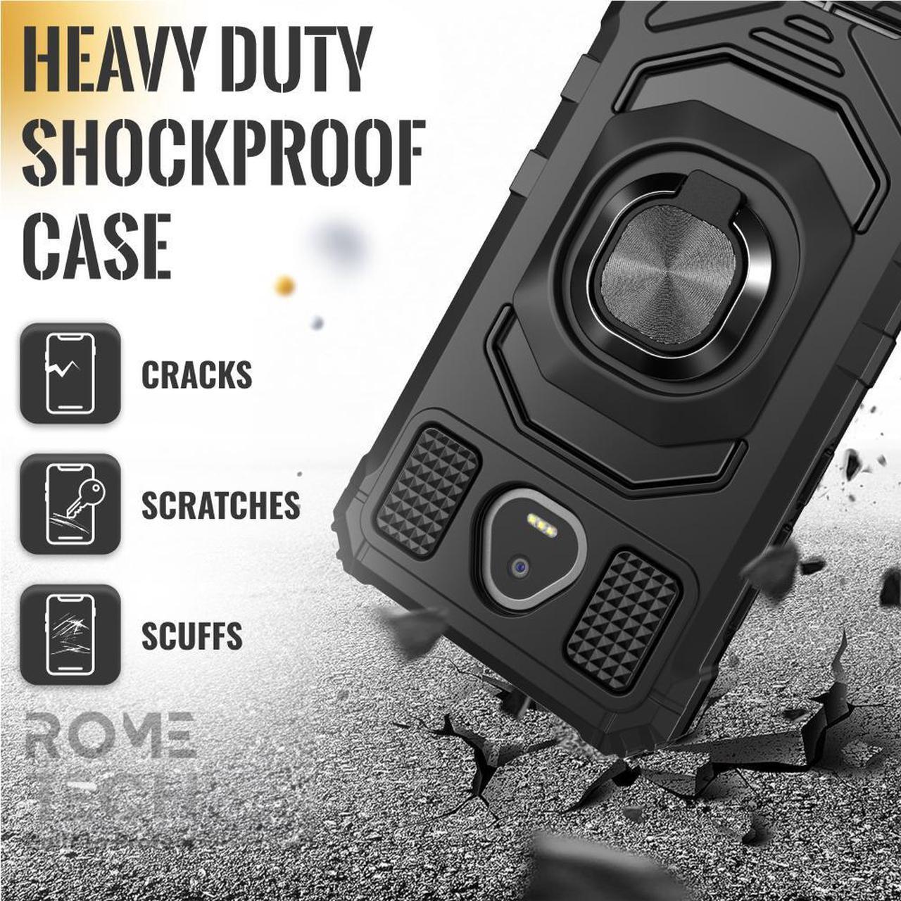 Alt view image 6 of 6 - Schok Volt SV55 Rome Tech Armor Case - Black