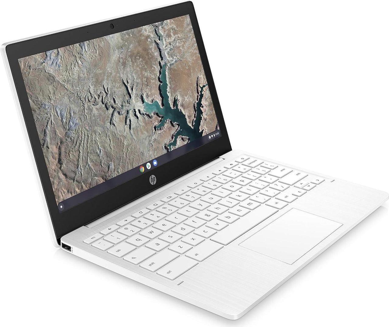 Alt view image 4 of 7 - HP Chromebook 11A-NA0021NR, 11.6" HD MediaTek MT8183 4GB RAM 32GB eMMC SnowWhite