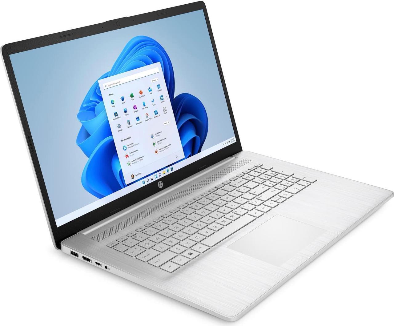 Alt view image 2 of 9 - HP Laptop 17-CP1035CL 17.3" HD+ Touch Display AMD Ryzen 5 5625U 12GB RAM 1TB HDD