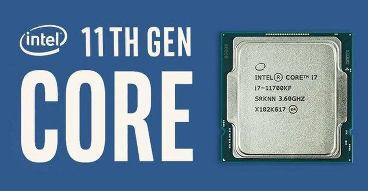 Alt view image 5 of 9 - Intel Core i7 Gen 11 I7-11700KF 4.90 GHz Rocket Lake SRKNN FCLGA1200 CPU