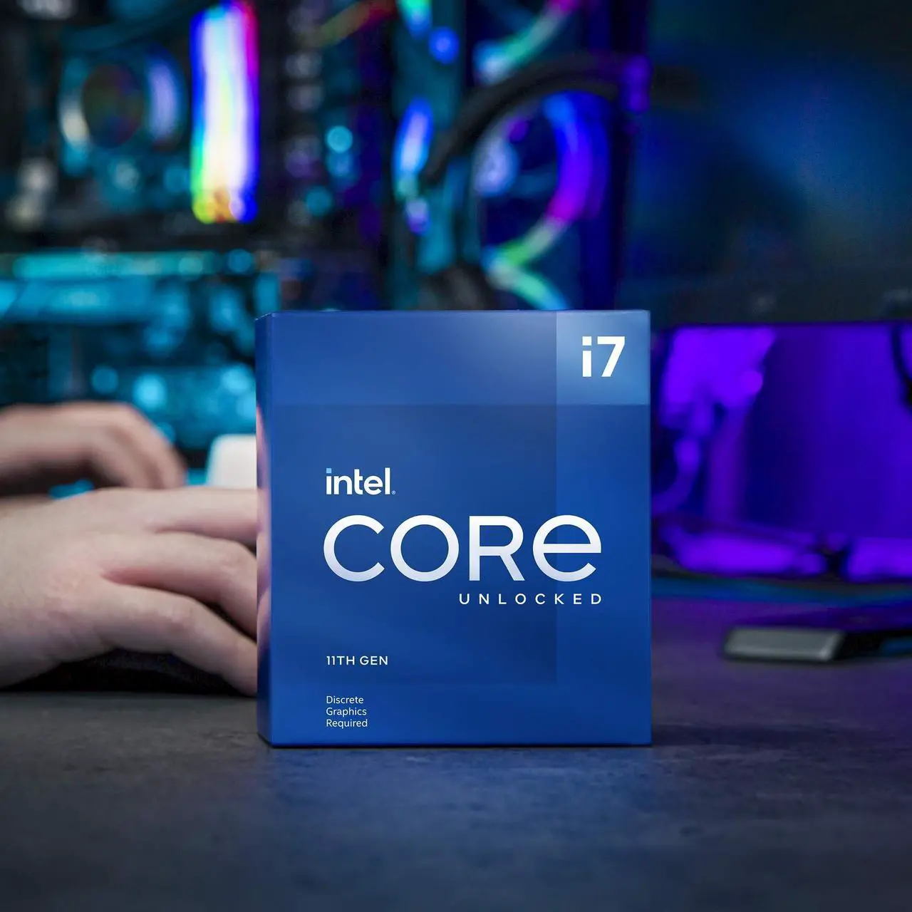 Alt view image 3 of 9 - Intel Core i7 Gen 11 I7-11700KF 4.90 GHz Rocket Lake SRKNN FCLGA1200 CPU