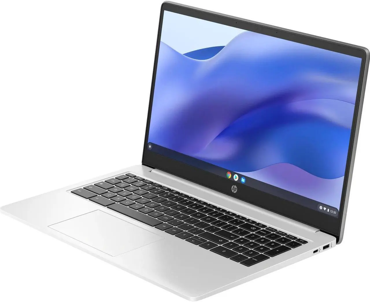 Alt view image 8 of 9 - HP 15a-na0063dx 15.6" HD Chromebook Pentium Silver N6000 8GB 64GB ChromeOS