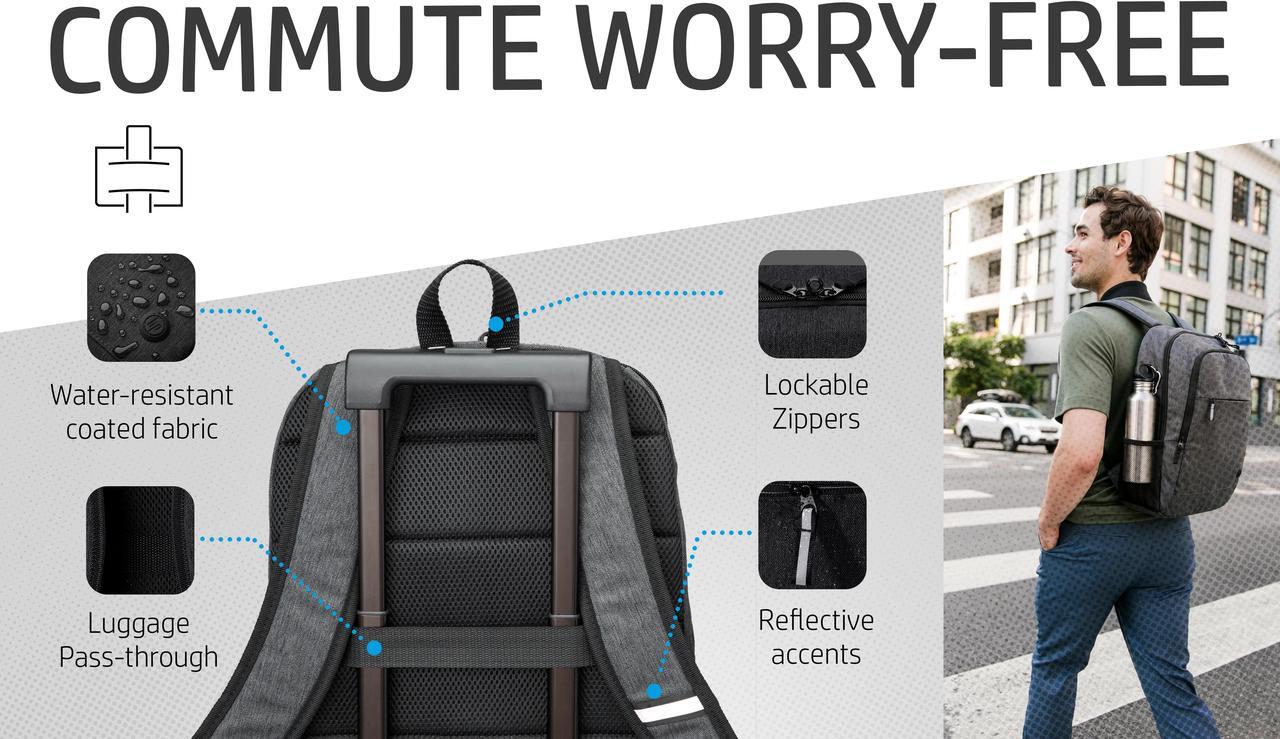 Alt view image 18 of 20 - HP Prelude Pro 15.6 Laptop Backpack