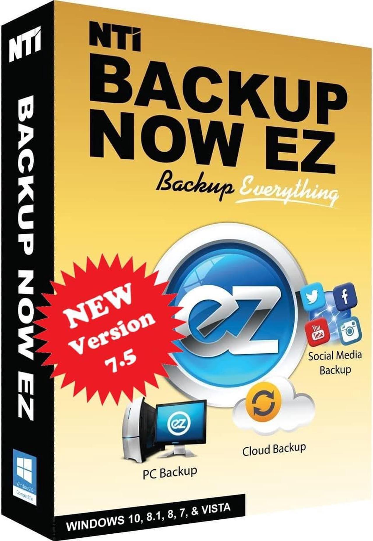 NTI Backup Now EZ (3-PC) | New Version for 2025