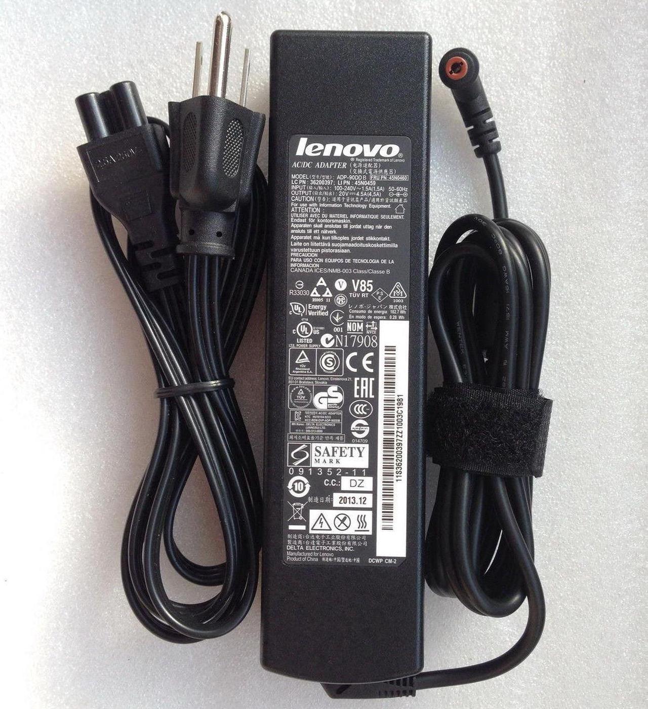 New Genuine Lenovo U310 U350 U400 U410 U450 U460 Slim AC Adapter Charger 90W