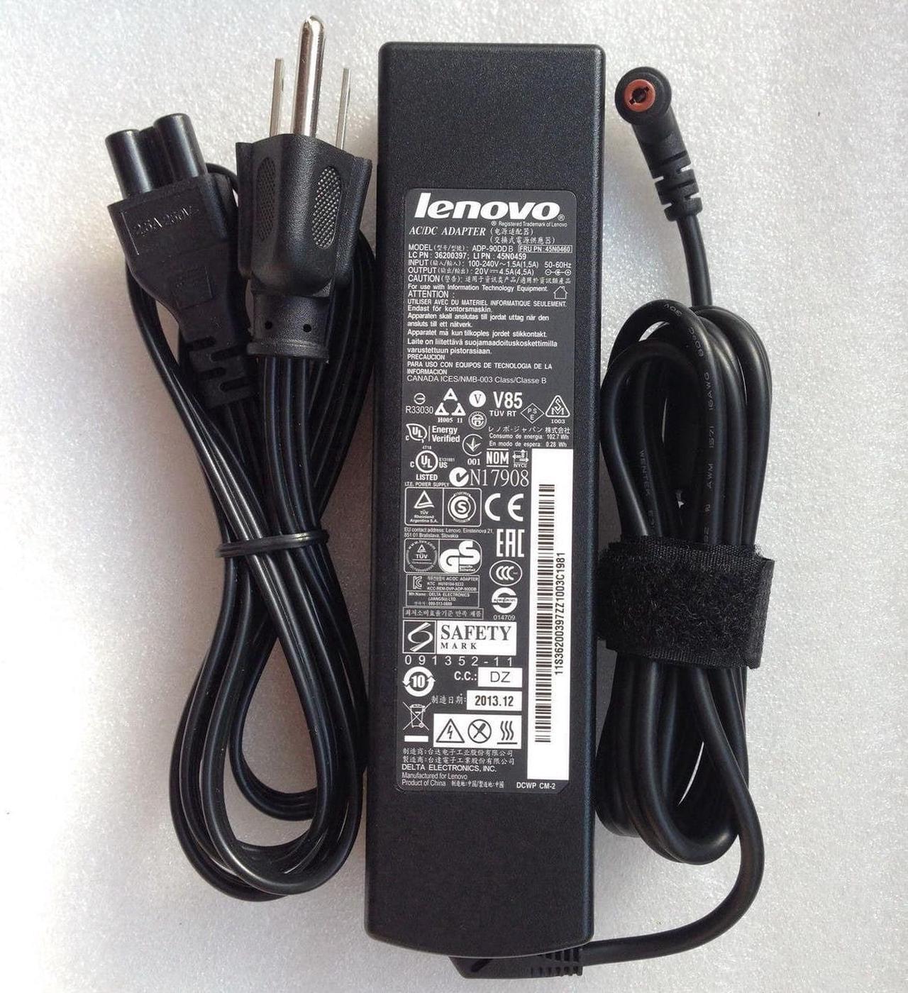 New Genuine Lenovo Y485 Y485P Y510P Y550A Y550P Y560A Y560P Slim AC Adapter Charger 90W