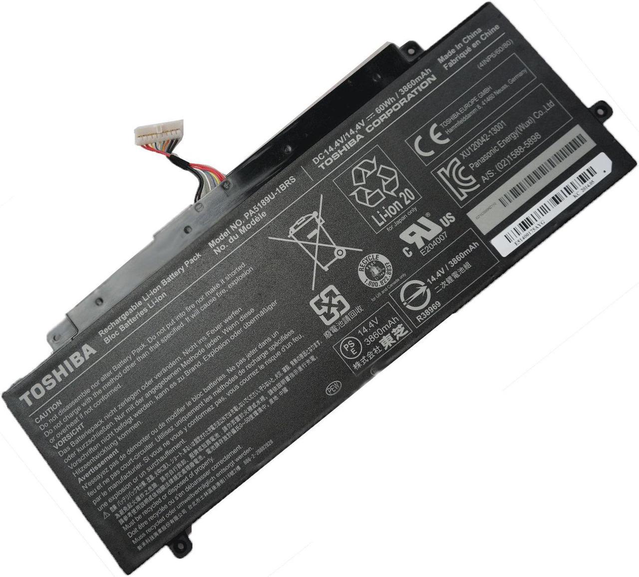 New Genuine Toshiba Satellite Radius P50W-B P55W P55W-B Battery 60Wh PA5189U-1BRS