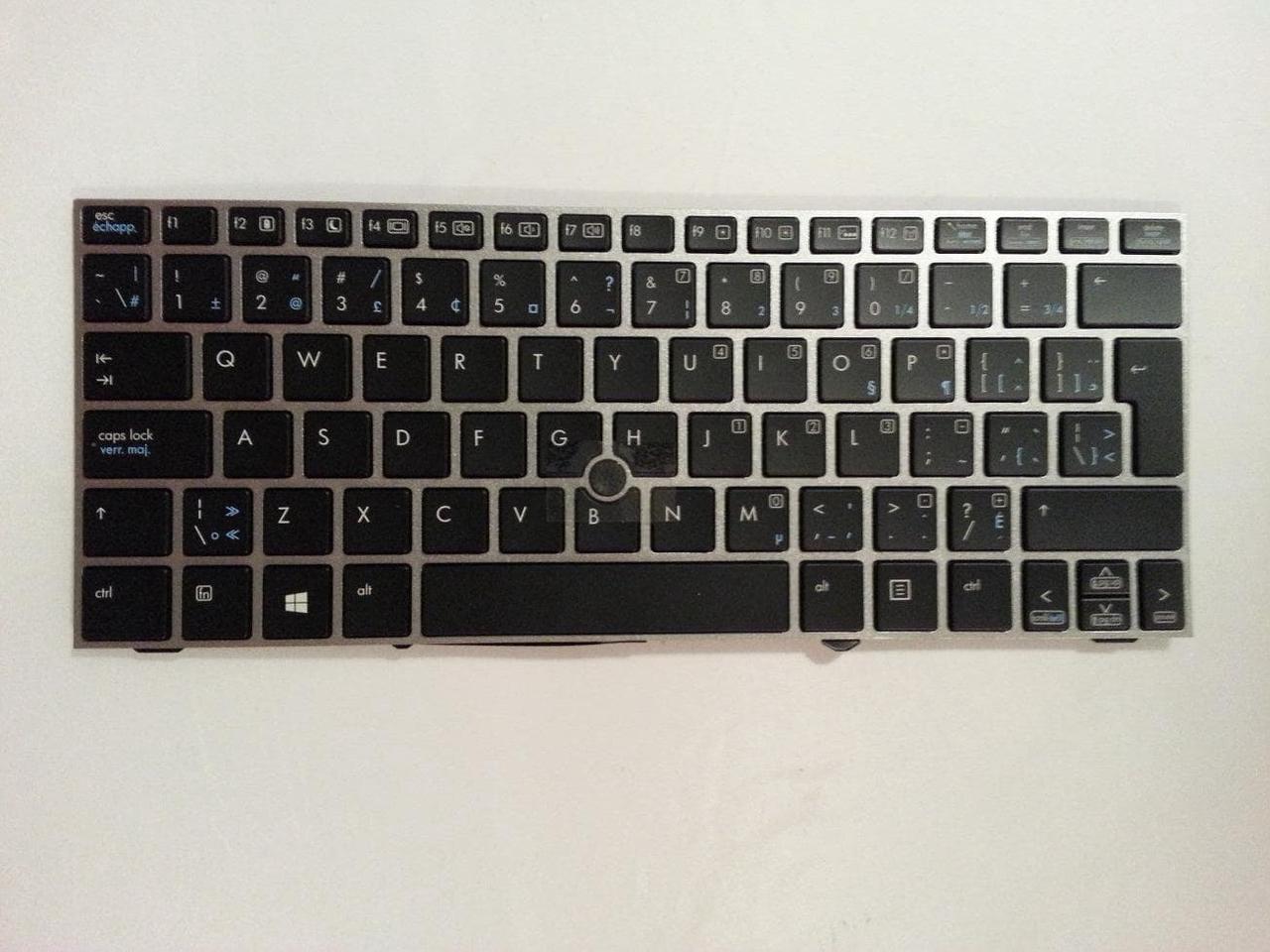 New HP Elitebook 2170P Canadian Bilingual Keyboard Backlit 707877-DB1 705614-DB1 693363-DB1