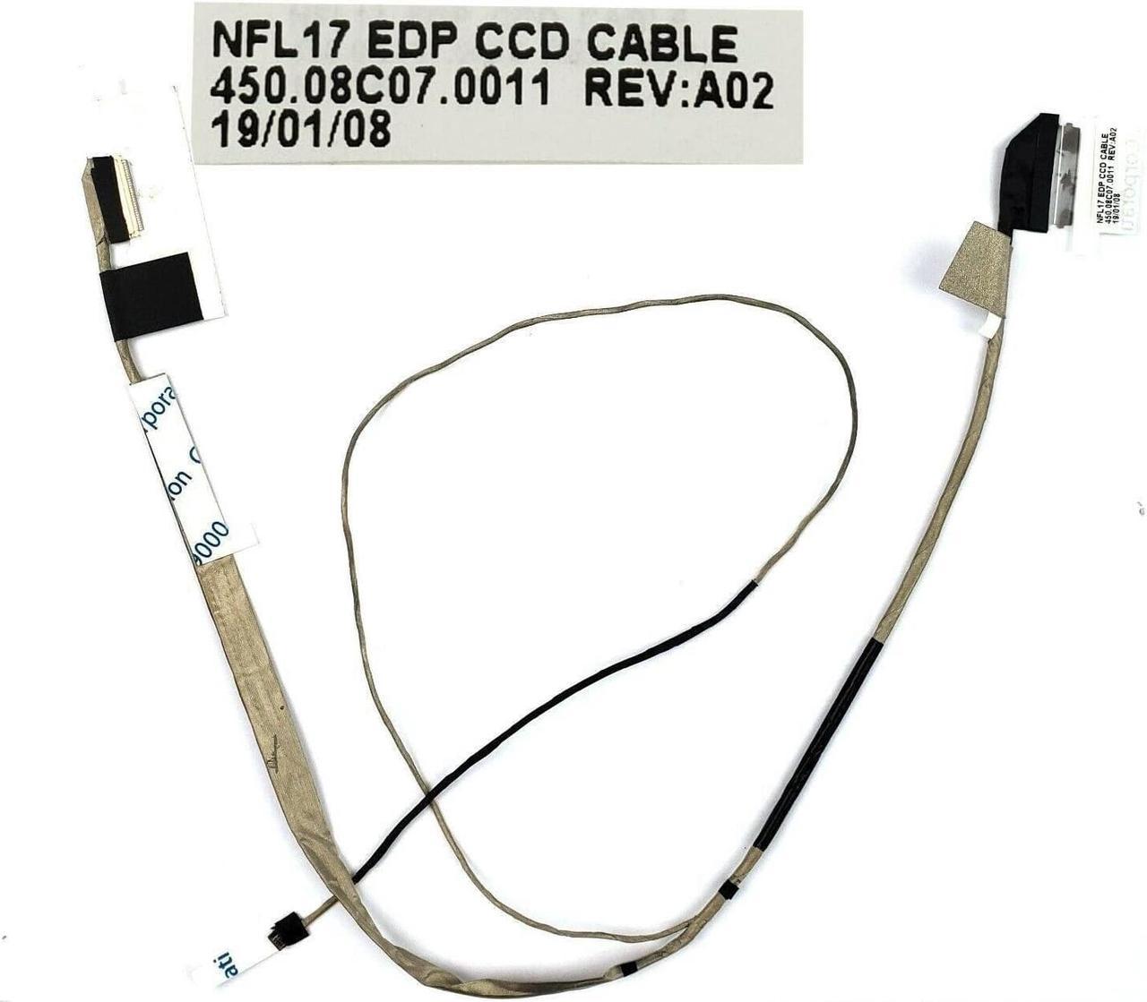 New HP 17-X 17-Y Series HP 17-X 17-Y Series Non-touch Lcd Cable NFL17 EDP CCD Flex Cable DC020024D00 450.08C07.0011