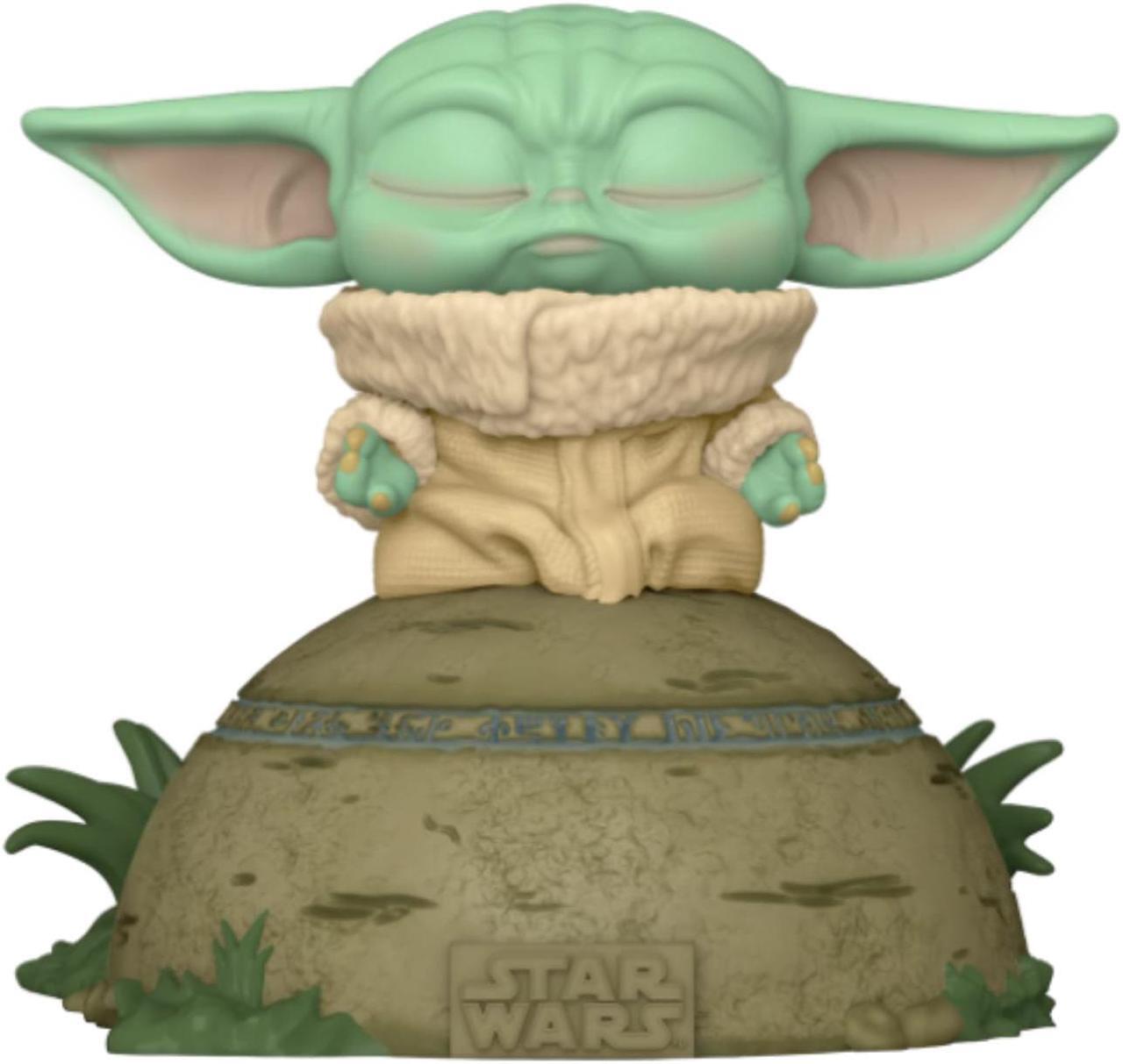 Alt view image 4 of 6 - FUNKO POP! DELUXE: Mandalorian- Grogu Using the Force