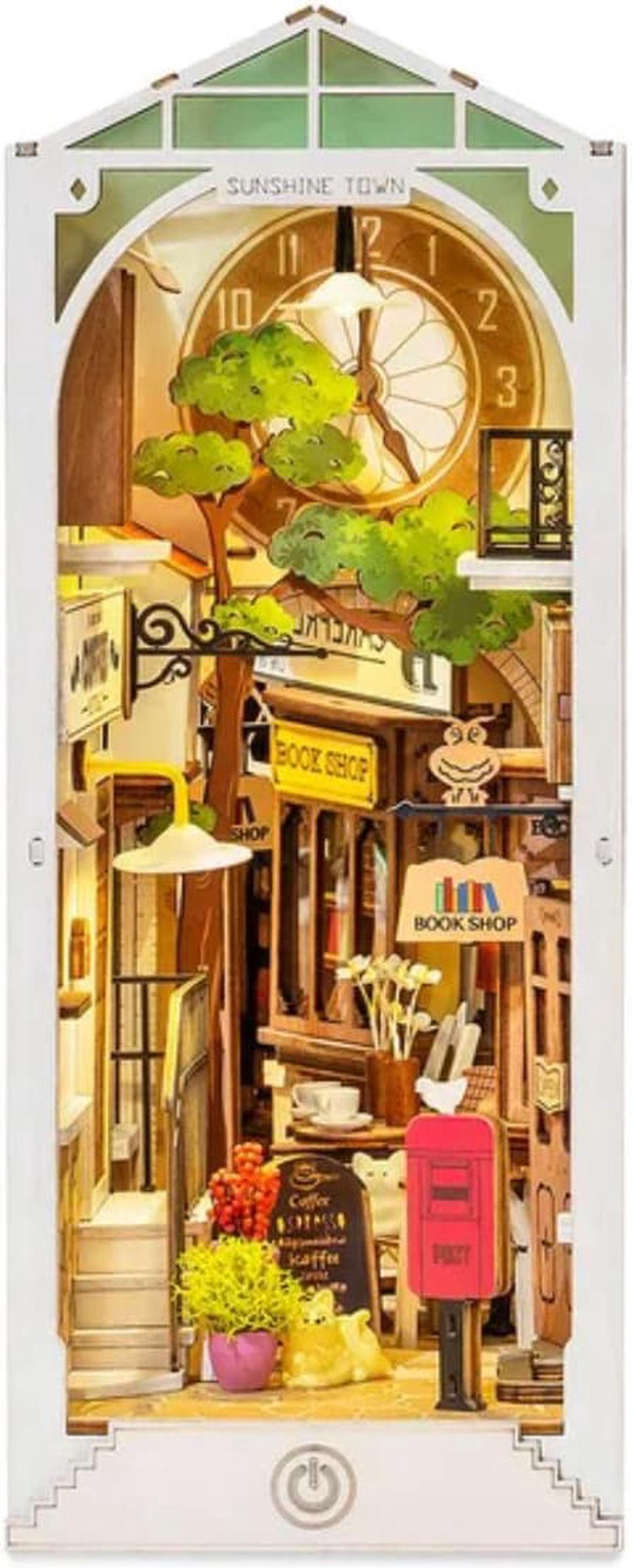 Main image of DIY 3D Book Nook Kit - Sunshine Town 246 Pcs