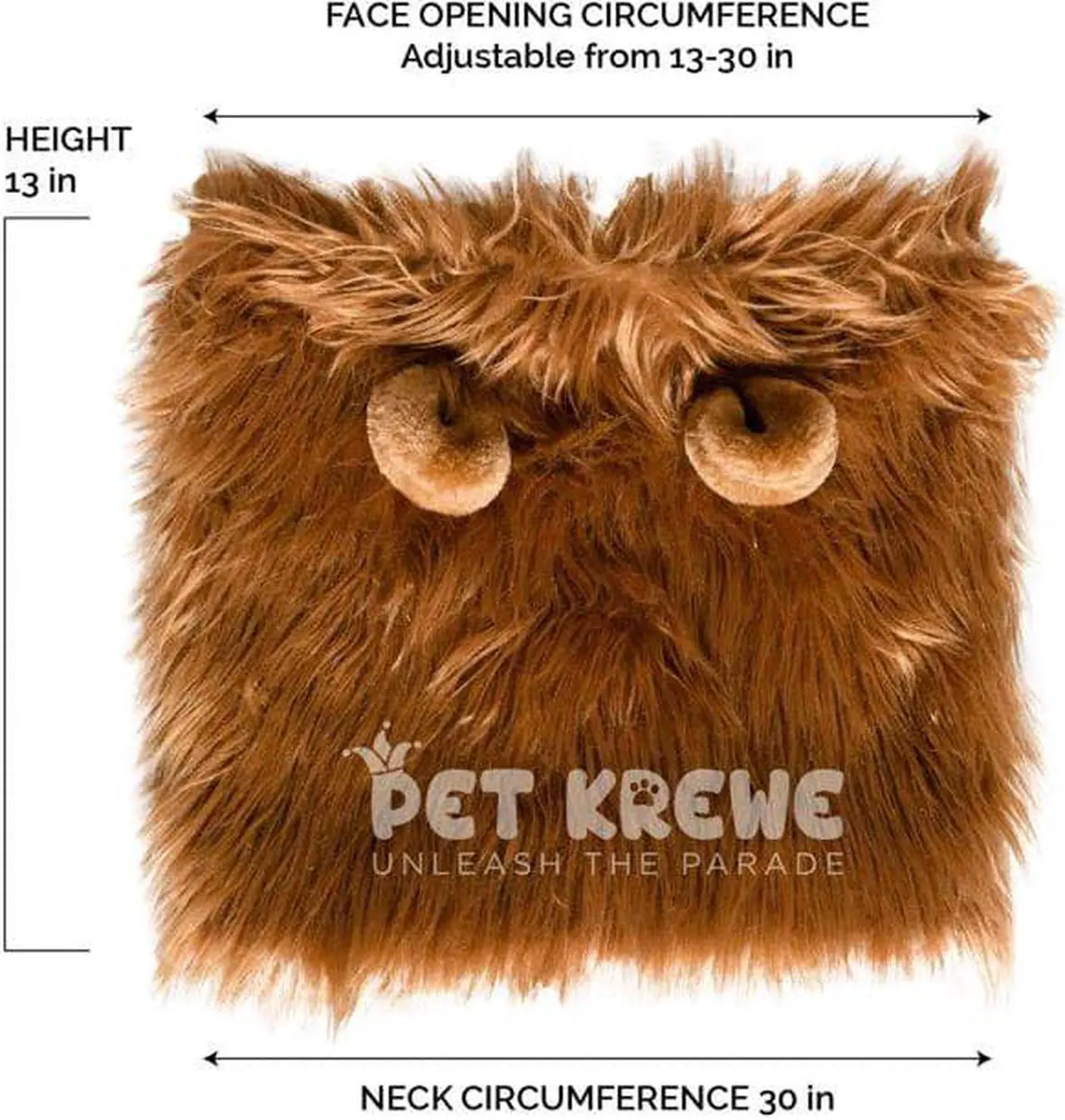 Alt view image 2 of 4 - Dog Lion Mane Halloween Costume Lion Mane for Large and Small Dogs