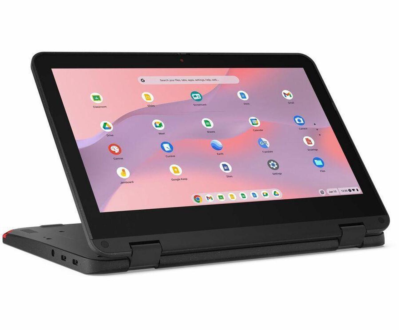 Alt view image 15 of 16 - Lenovo 500e Chromebook Gen 4s 11.6" Touch Screen Intel Processor N100 Intel UHD Graphics 4GB Memory 64GB Storage Chrome OS 83L40000US