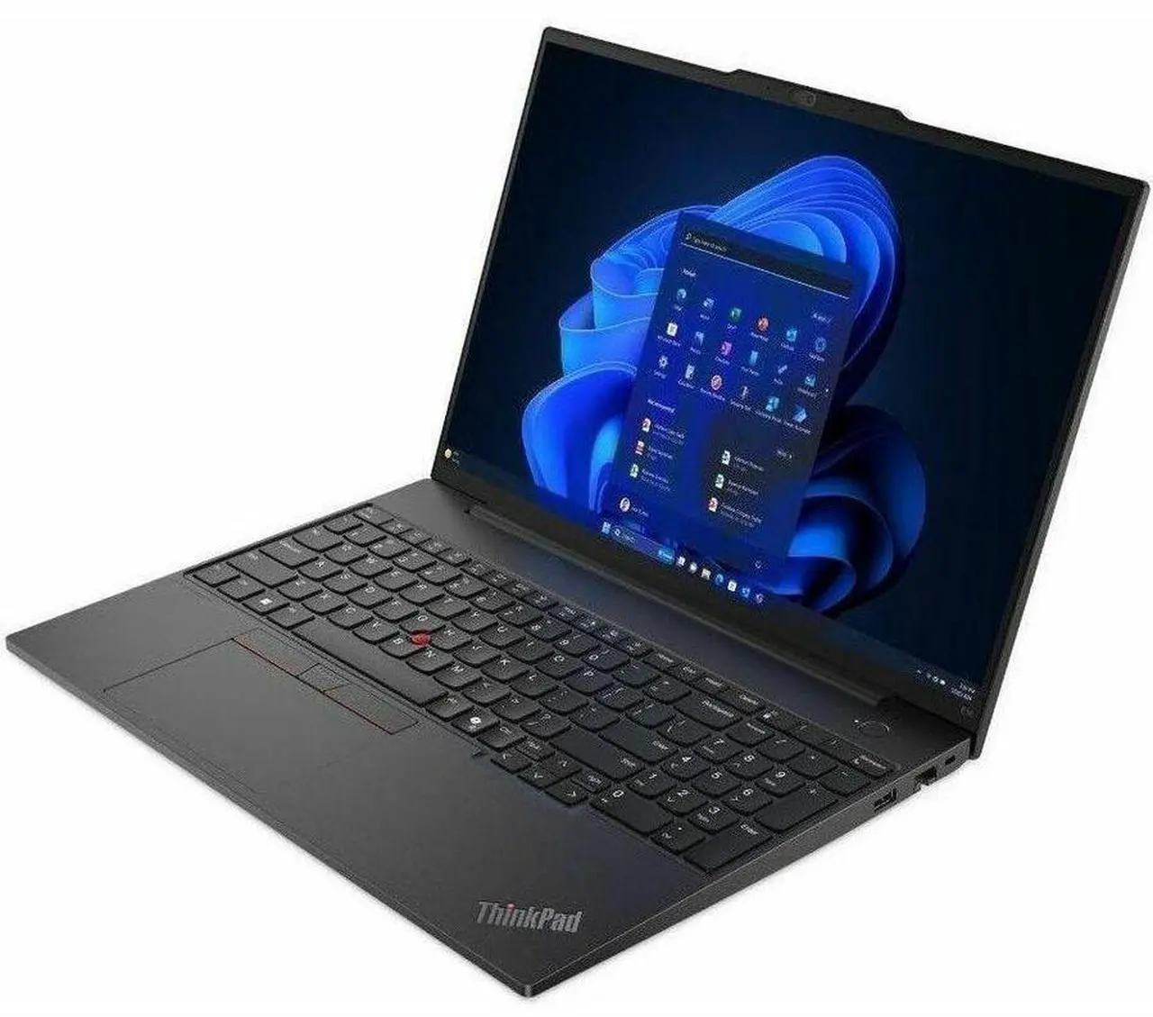 Alt view image 15 of 15 - Lenovo ThinkPad E16 Gen 2 21M5000GUS 16" Notebook - WUXGA - AMD Ryzen 5 7535U - 16 GB - 256 GB SSD - English Keyboard - Black - AMD Chip - 1920 x 1200 - Windows 11 Pro - AMD Radeon 660M Graphics